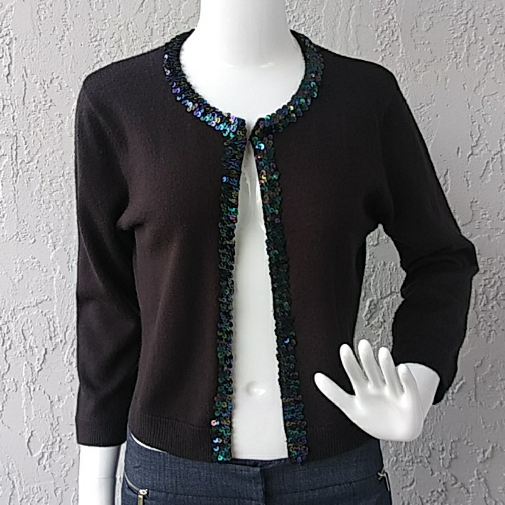 Chadwick's "Glitter" Sequence Blouse /Shell - image 1